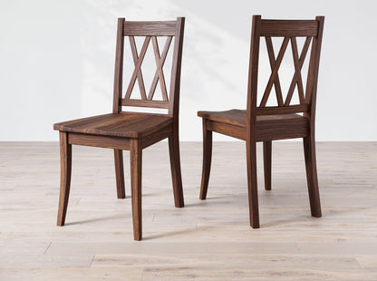 Double X Back Dining Chair