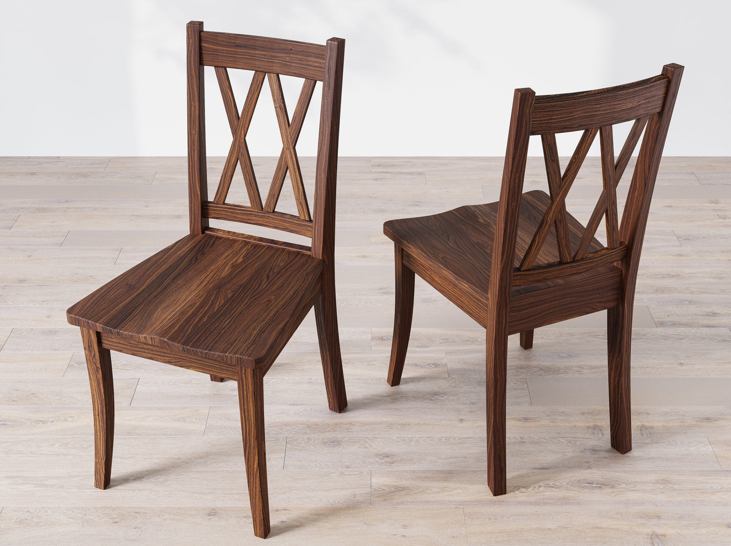 Double X Back Dining Chair