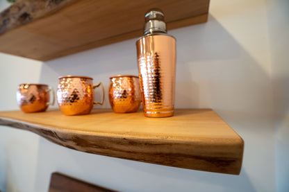 Live Edge Maple Floating Shelf