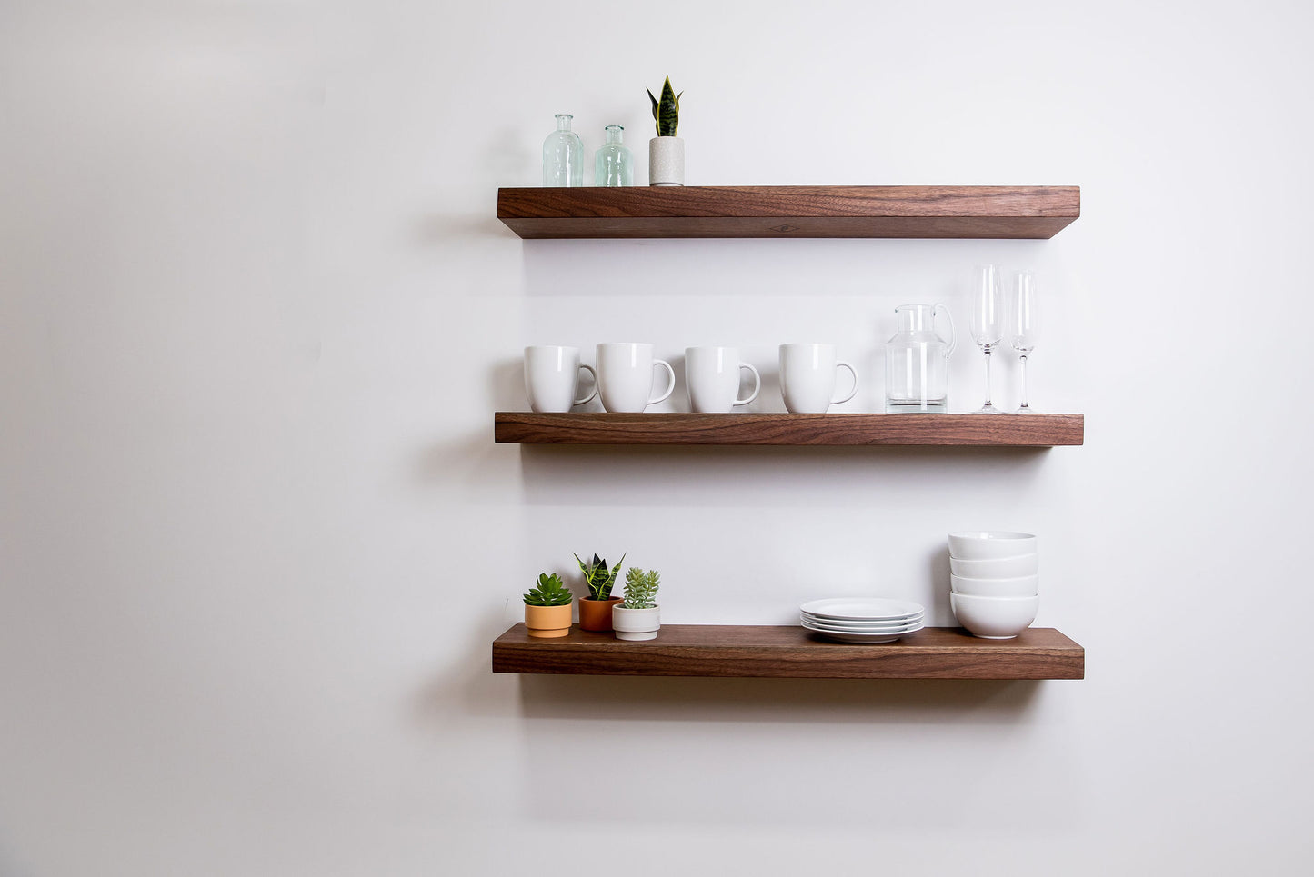 Walnut Floating Shelf